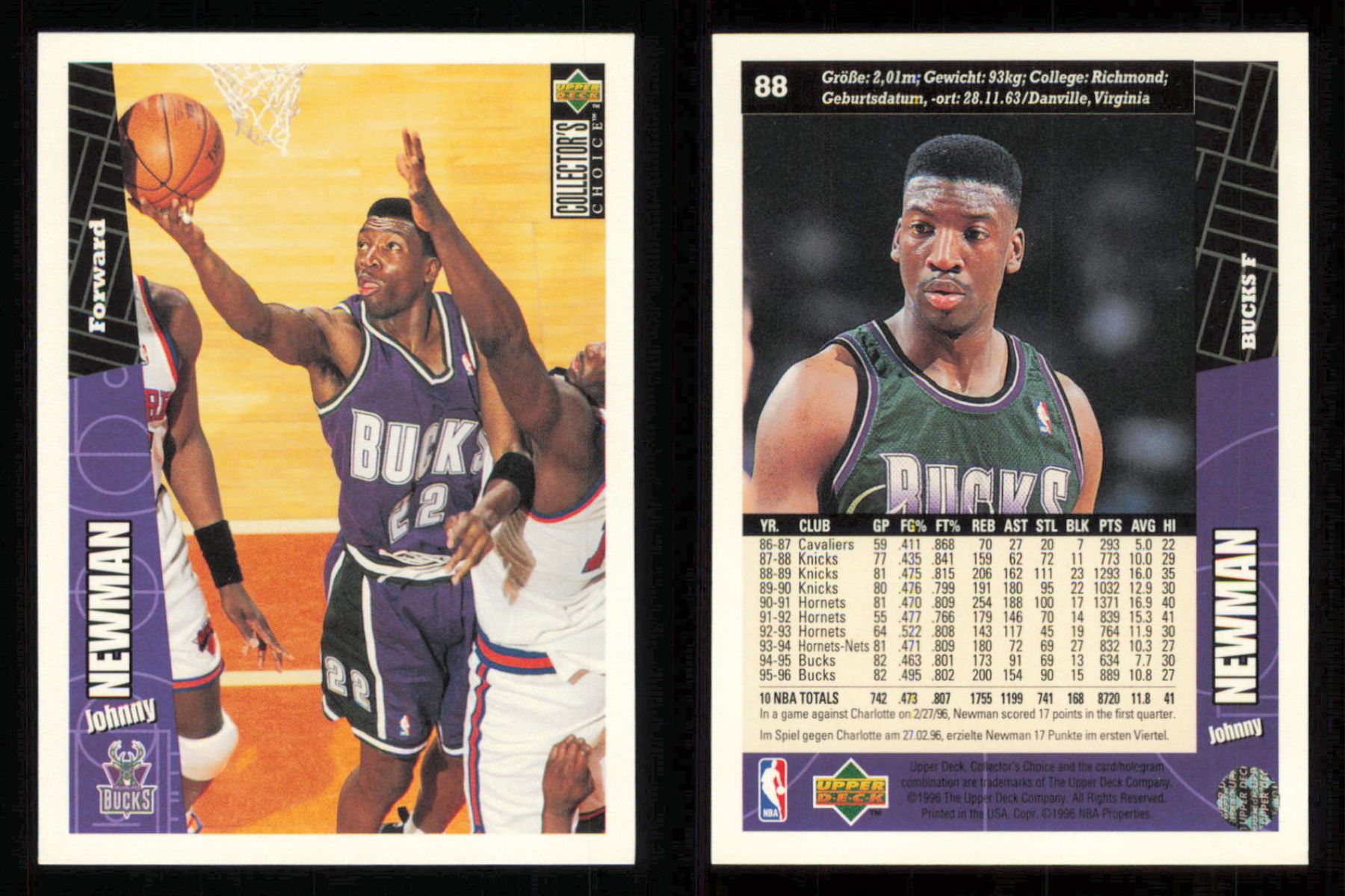 1996 ~ Collector's Choice International German Basketball ~ YOU PICK CARD - Picture 54 of 156