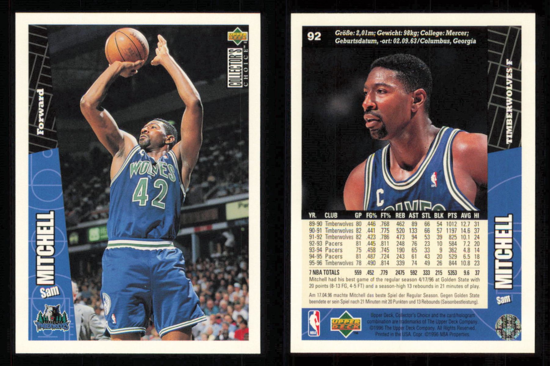 1996 ~ Collector's Choice International German Basketball ~ YOU PICK CARD - Picture 58 of 156