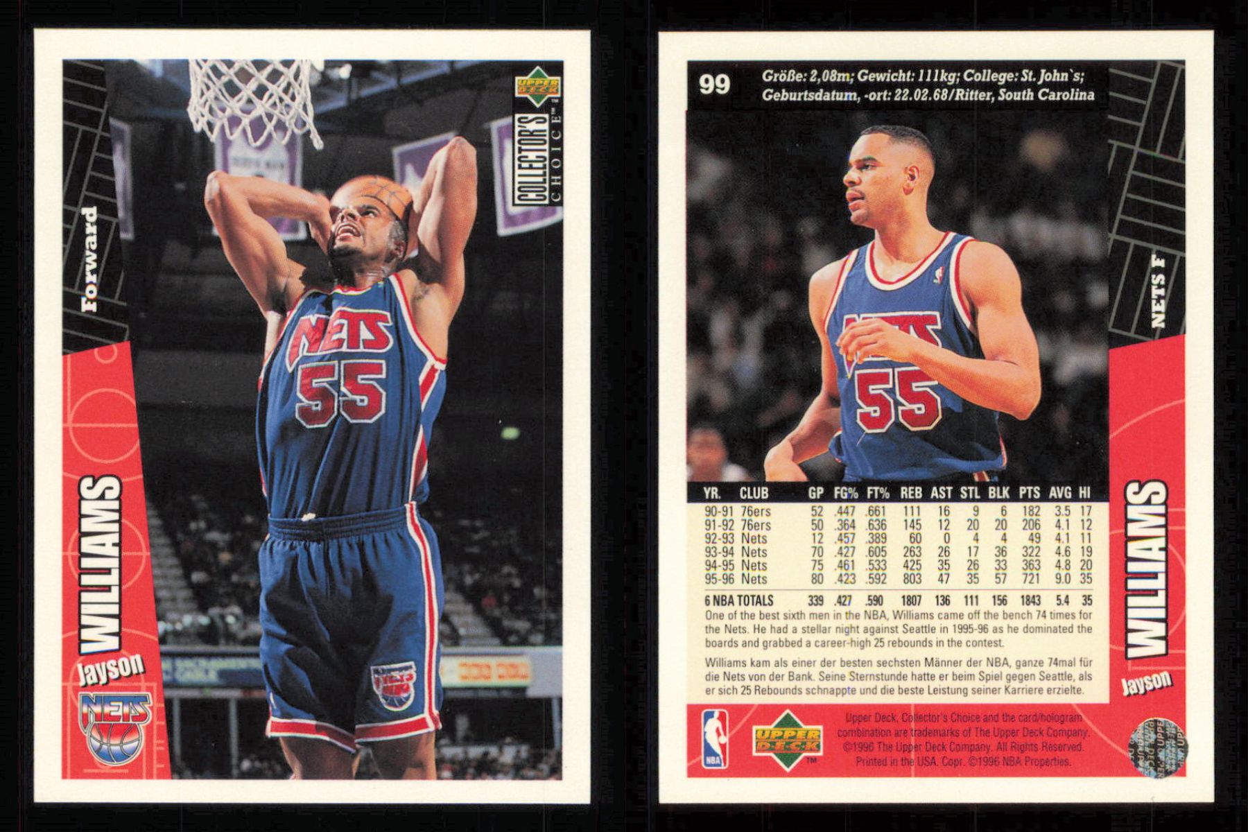 1996 ~ Collector's Choice International German Basketball ~ YOU PICK CARD - Picture 65 of 156