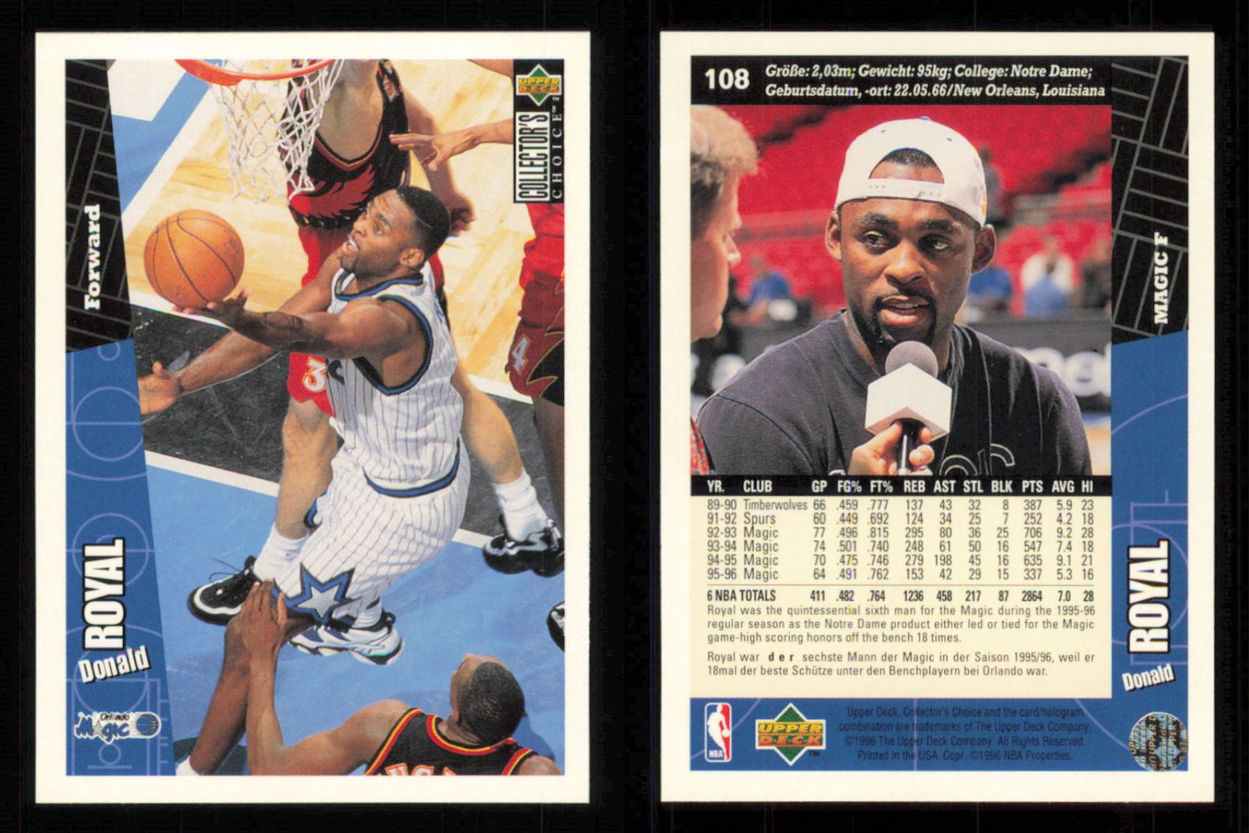 1996 ~ Collector's Choice International German Basketball ~ YOU PICK CARD - Picture 74 of 156