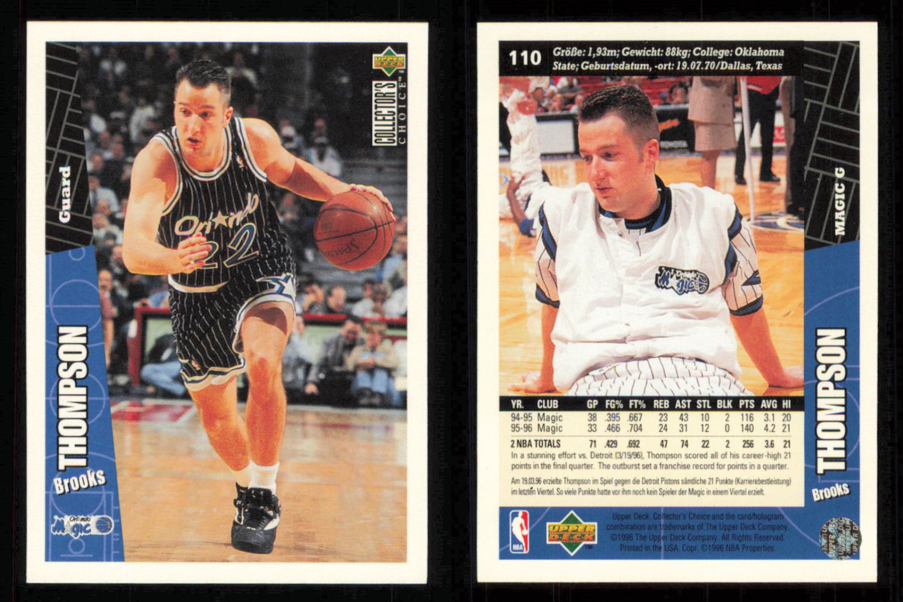 1996 ~ Collector's Choice International German Basketball ~ YOU PICK CARD - Picture 76 of 156