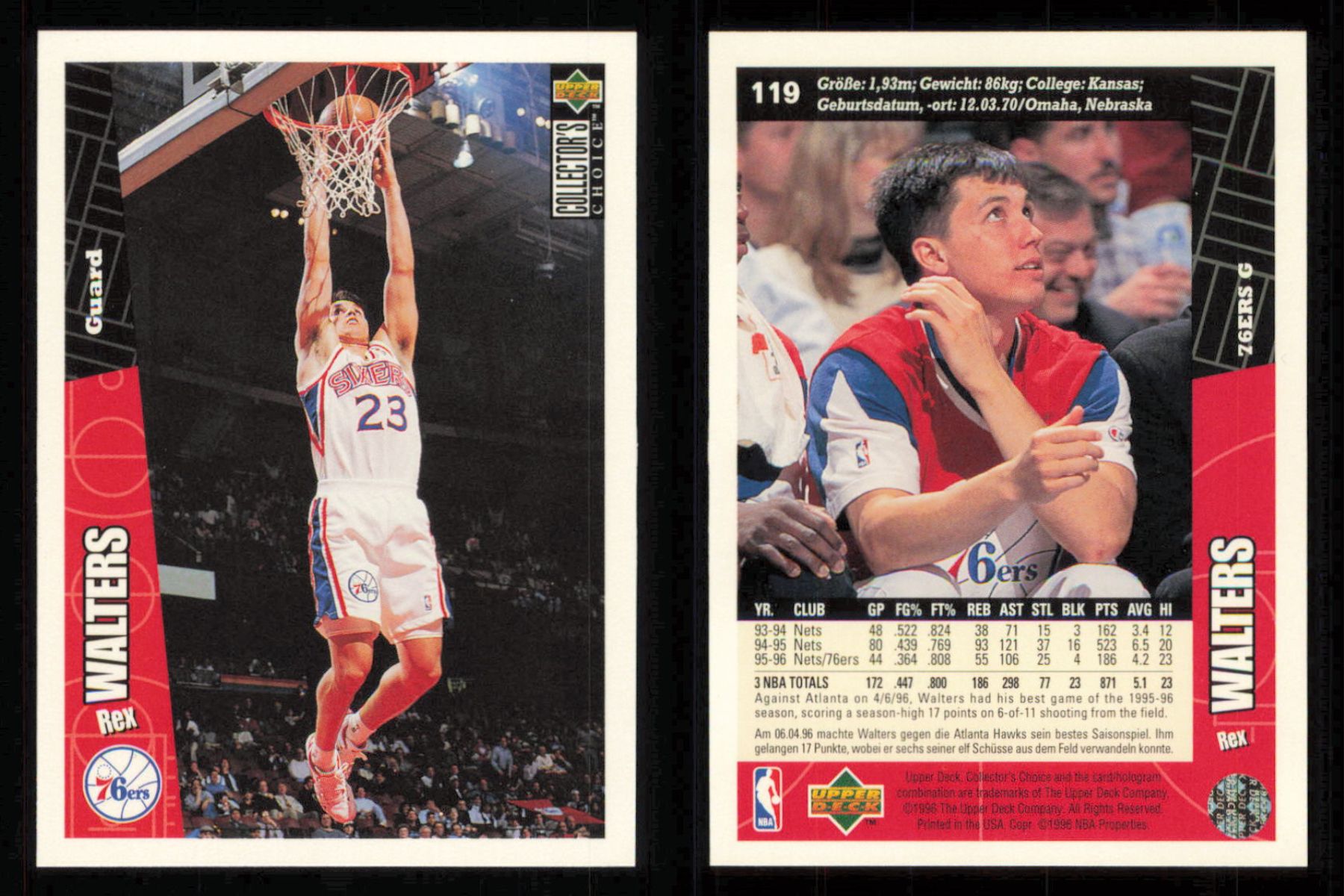 1996 ~ Collector's Choice International German Basketball ~ YOU PICK CARD - Picture 80 of 156